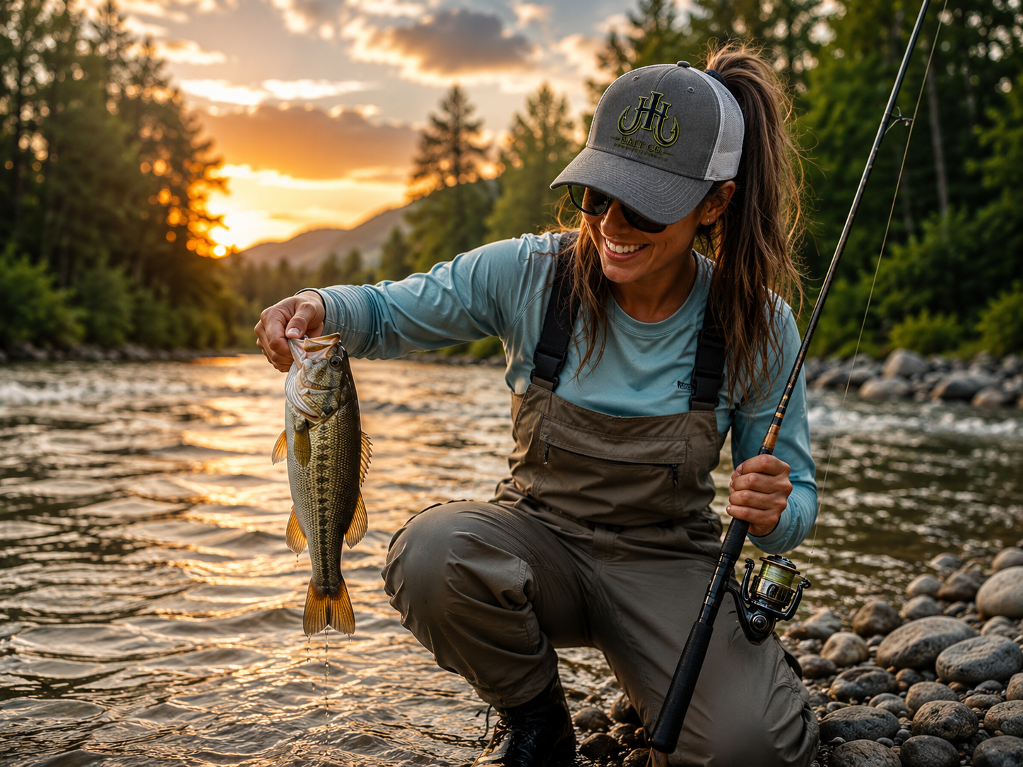 Angler with trophy catch